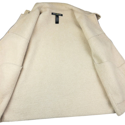 Vintage DKNY Jeans Sheep Skin Fleece Lined Gilet Size XL