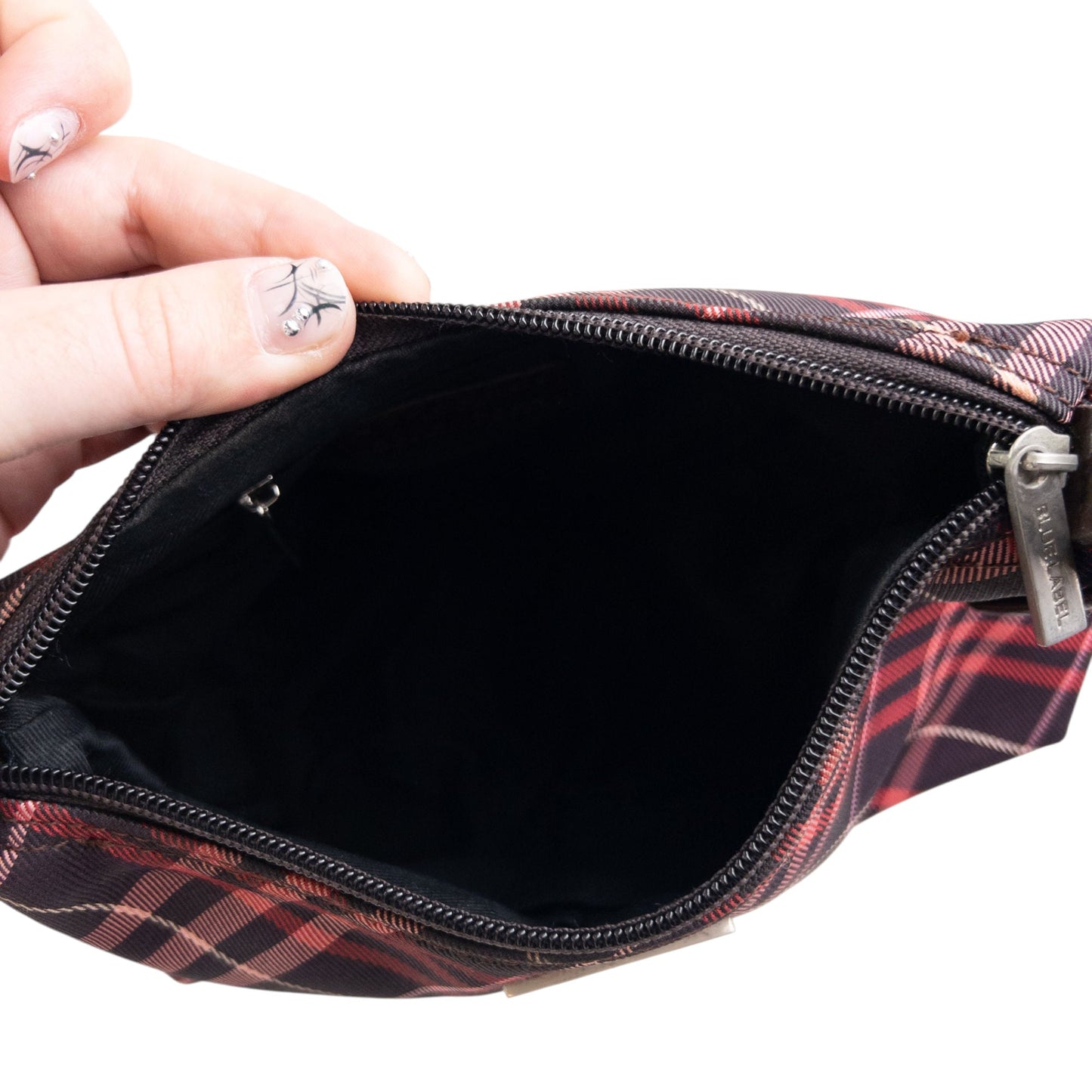 Vintage 2000s Burberry Blue Label Nova Check Shoulder Bag | O/S, Blue