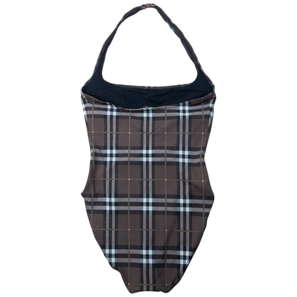 Vintage 2000s Burberry Nova Check Swimming Costume Womens Size S | Small, Brown