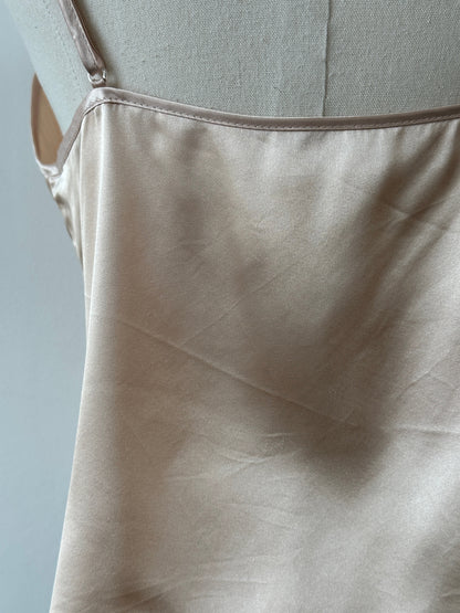 Vintage 2000s Satin V Neck Cami Top - M