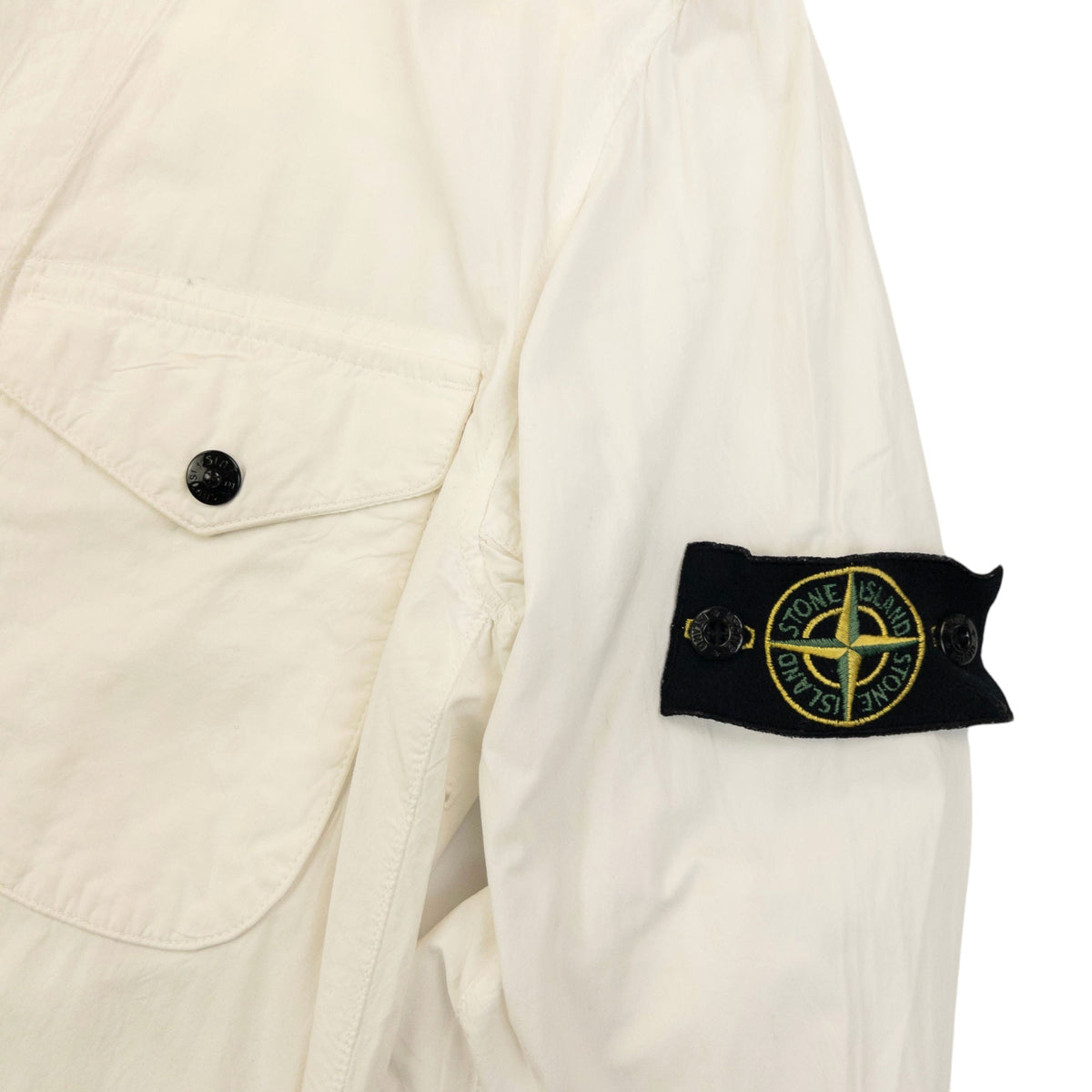 Vintage 2000s Stone Island Lightweight Button Up Jacket Size M | Medium, White