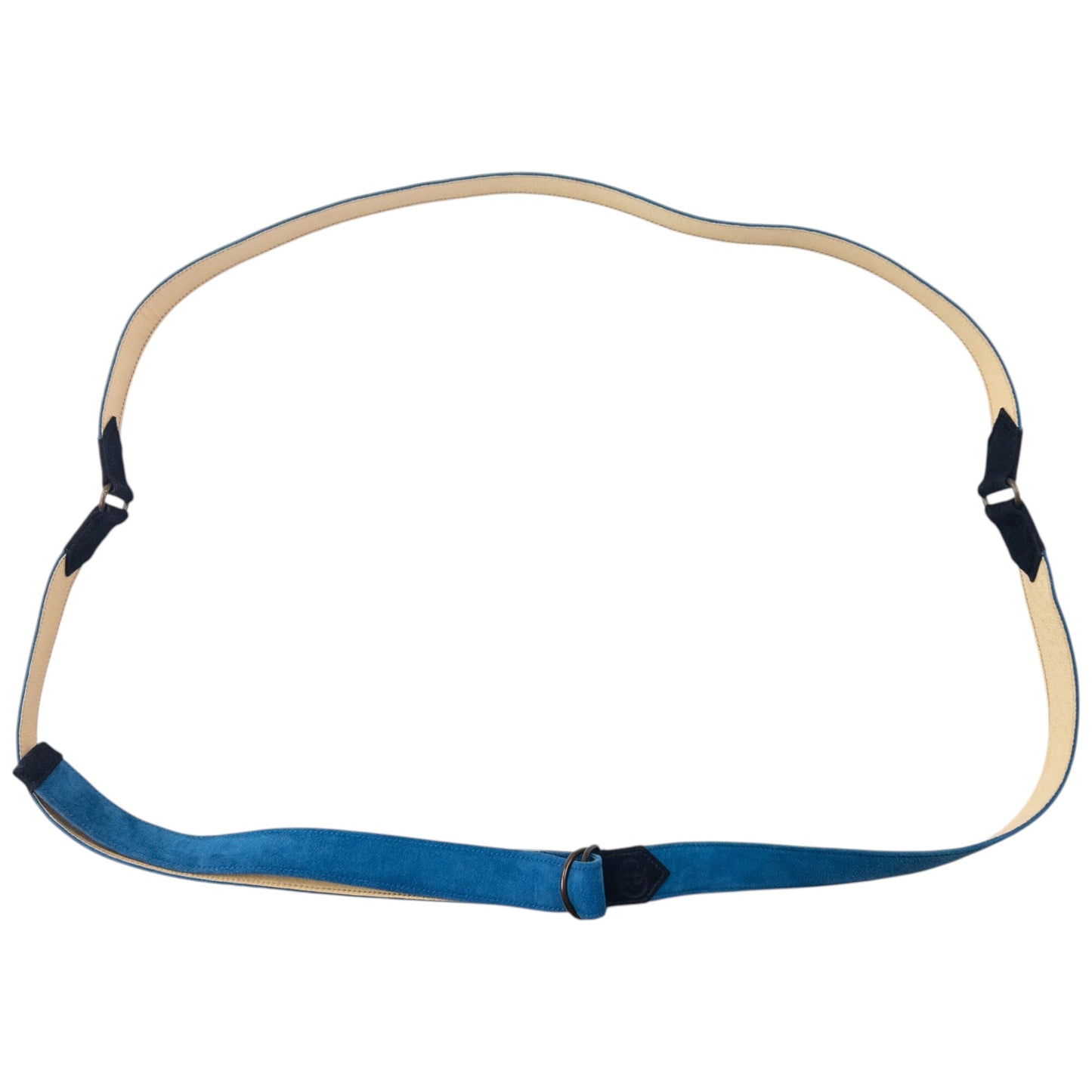 Vintage 80s Gucci Suede Belt Size XL | O/S, Blue