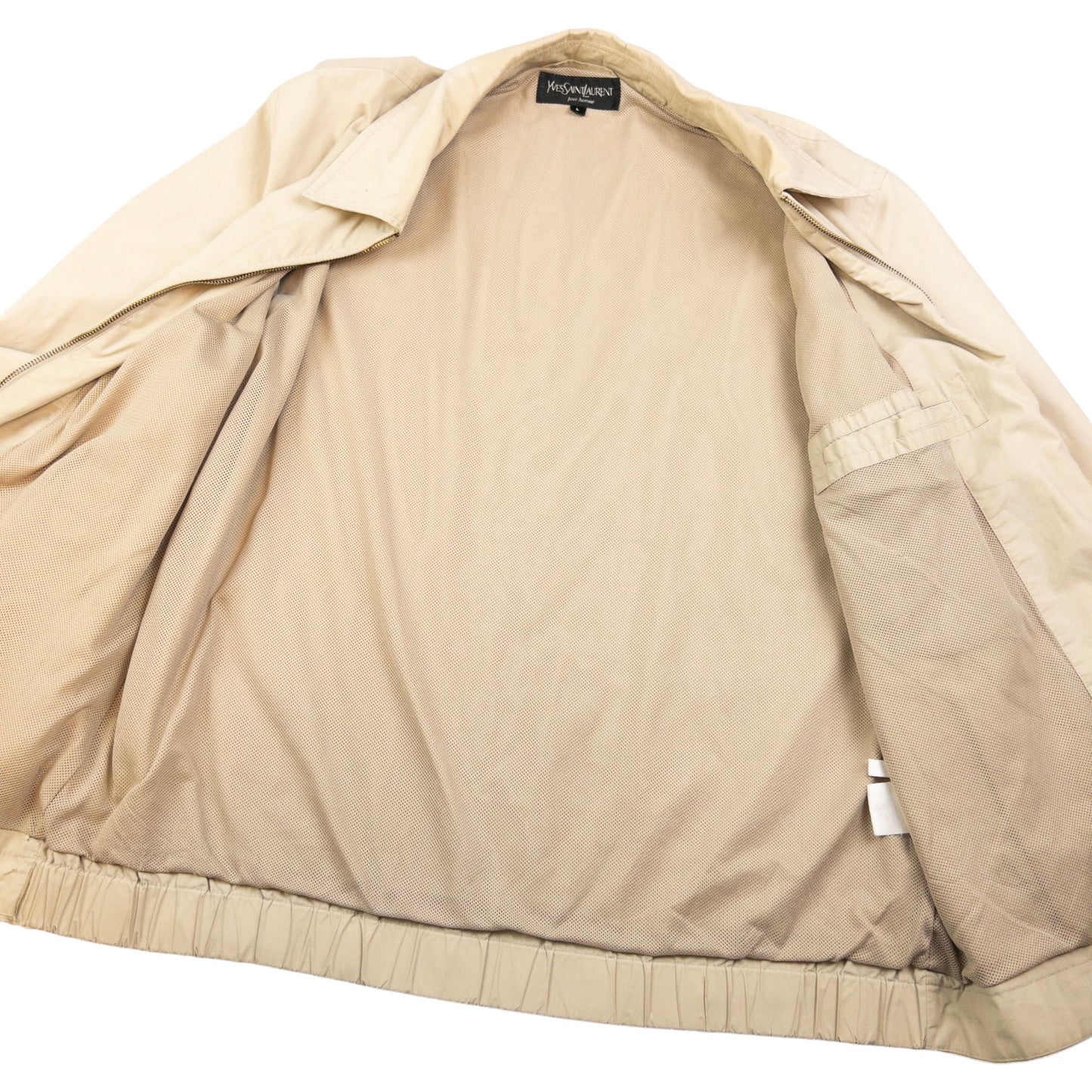 Vintage YSL Yves Saint Laurent Zip Up Jacket Size L