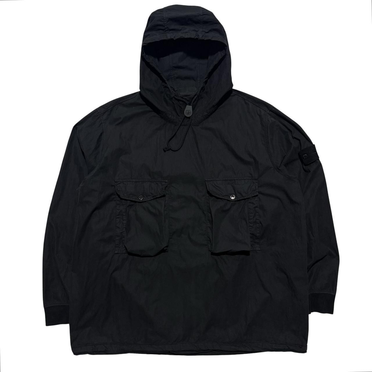 Stone Island Black Pullover Ghost Smock | XXXL, Black