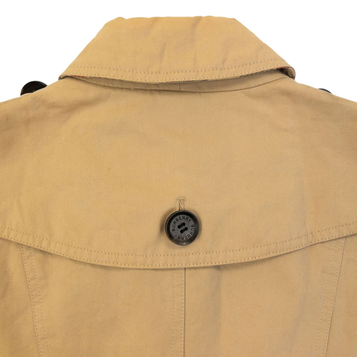 Vintage 2000s Burberry Nova Check Lined Belt Waist Jacket Womens Size S | Small, Beige