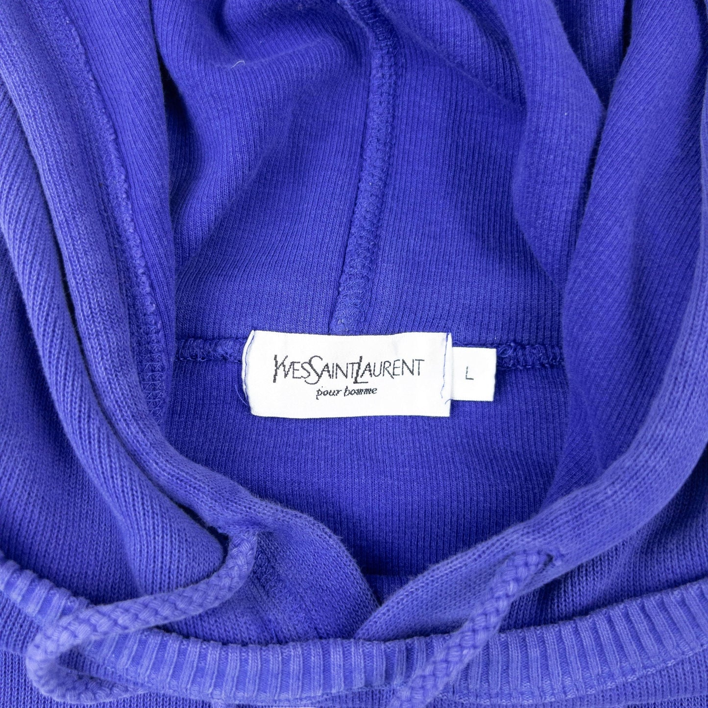Vintage 2000s YSL Yves Saint Laurent Embroidered Hoodie Size L | Large, Multicoloured