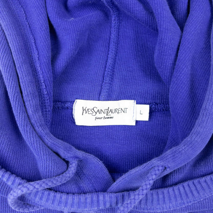Vintage 2000s YSL Yves Saint Laurent Embroidered Hoodie Size L | Large, Multicoloured