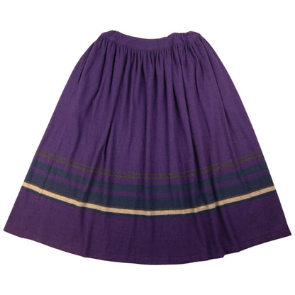 Vintage Yohji Yamamoto Wool Midi Skirt Womens Size W34