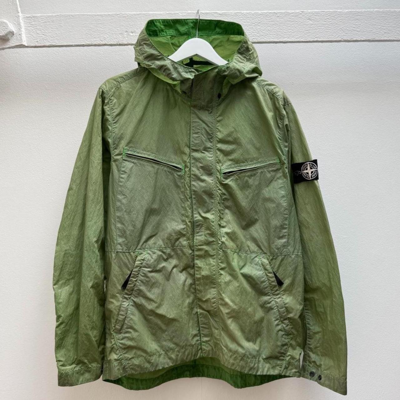 Stone Island Pixel Reflective Jacket Green (L) | Large, Green