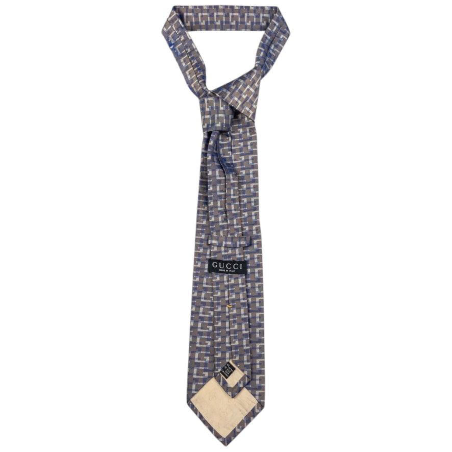 Vintage Gucci Monogram Silk Tie