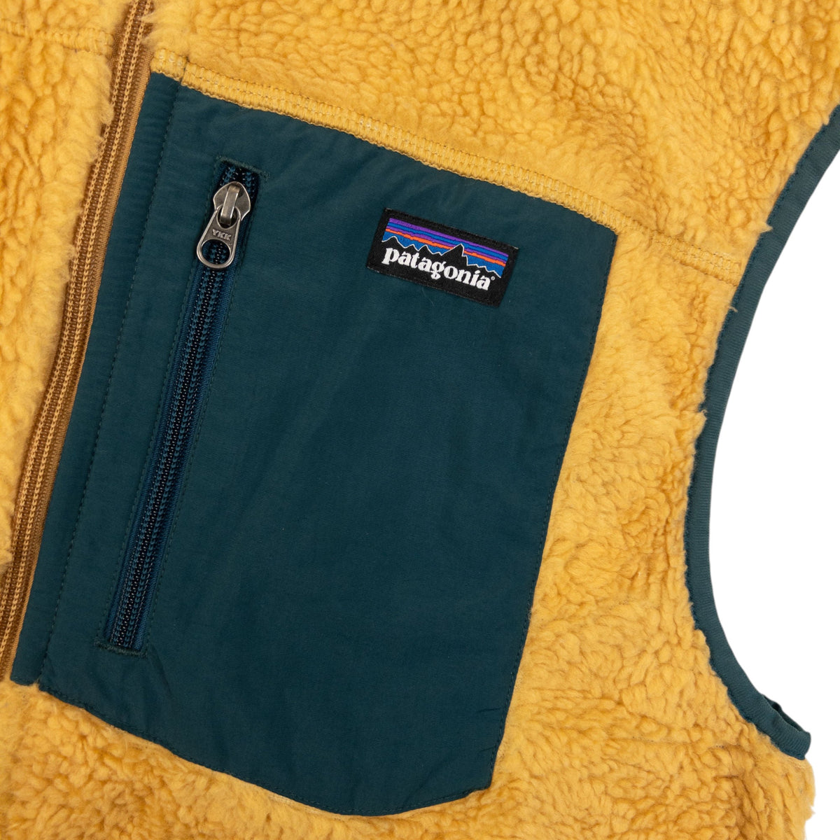 Vintage 2000s Patagonia Retro X Fleece Gilet Size M | Medium, Gold