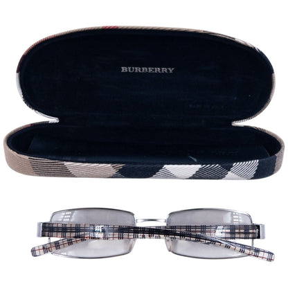 Vintage 2000s Burberry Clear Nova Check Sunglasses | O/S, Grey
