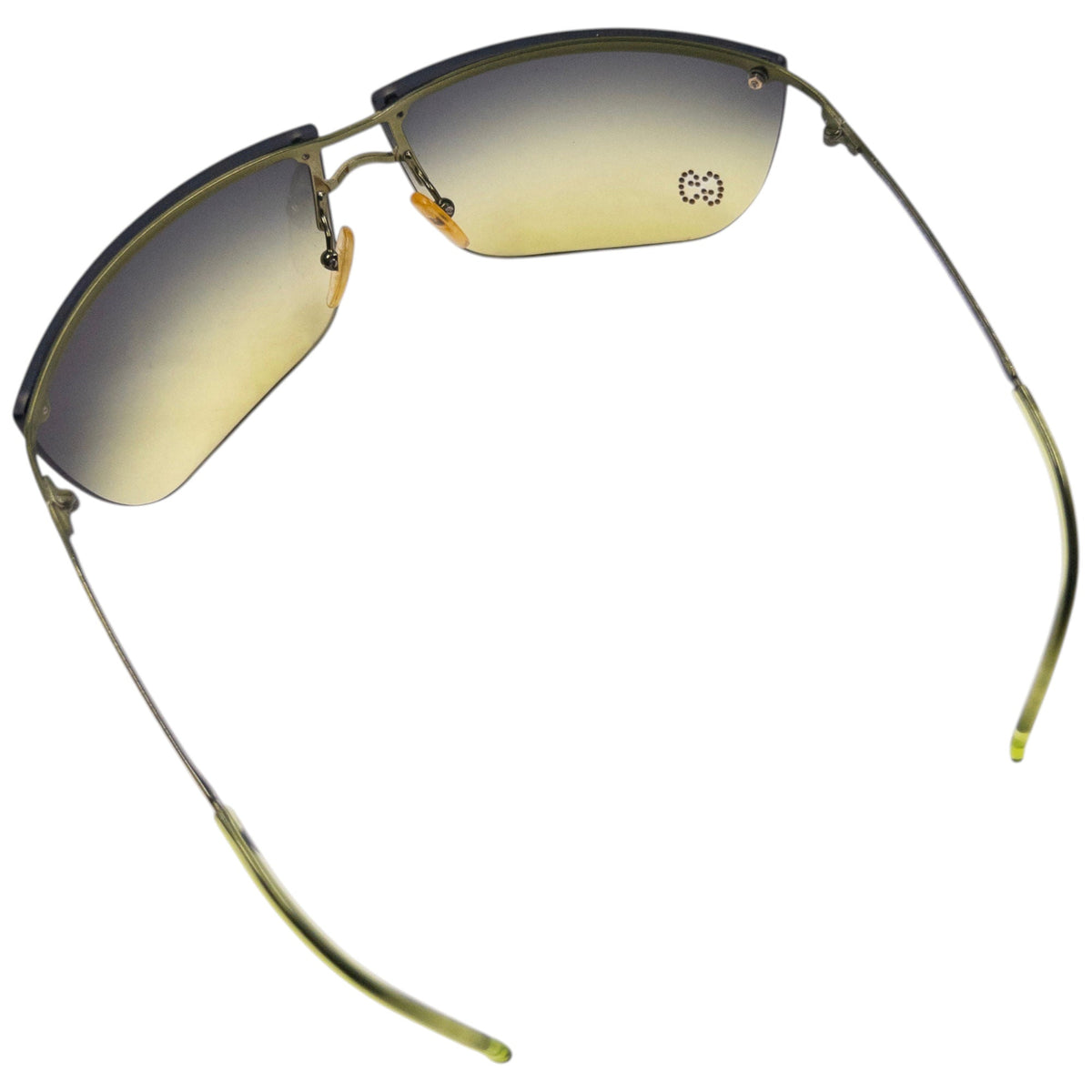 Vintage 2000s Gucci By Tom Ford Diamanté Rimless Sunglasses | O/S, Green
