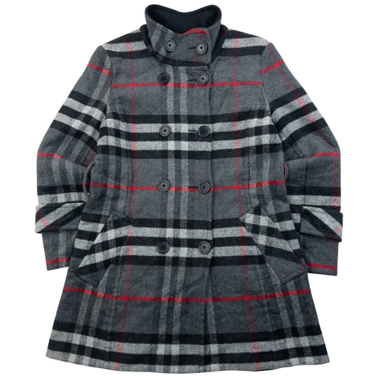 Vintage 2000s Burberry Nova Check Wool Jacket Womens Size S | Small, Grey