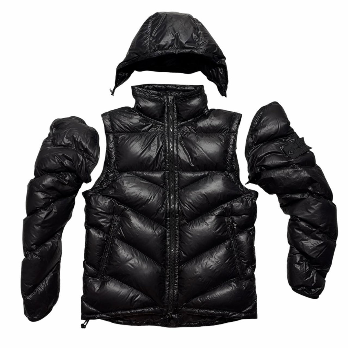 Stone Island Shadow Project Pertex Down Jacket | Medium, Black
