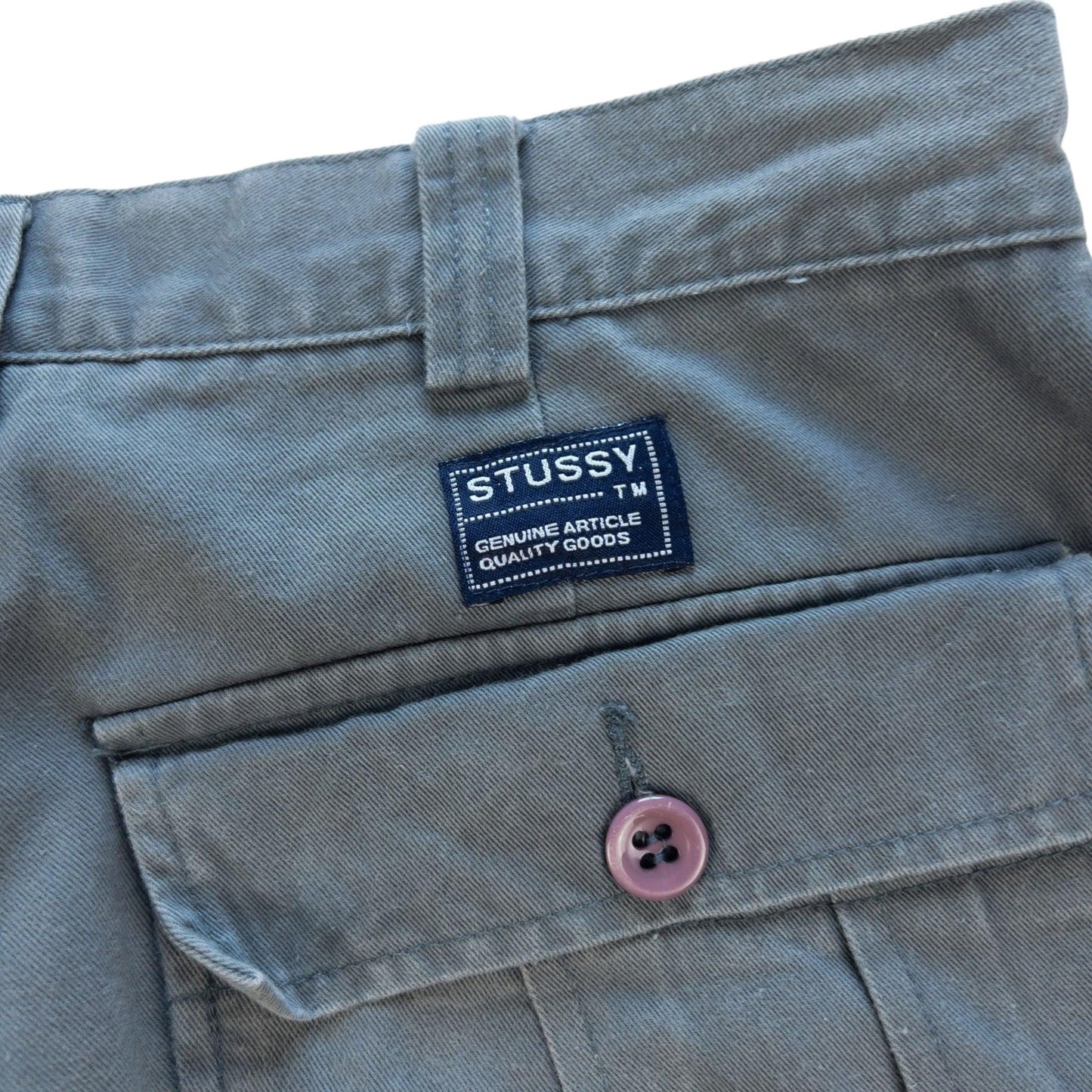 Vintage Stussy Cargo Trousers Size W30