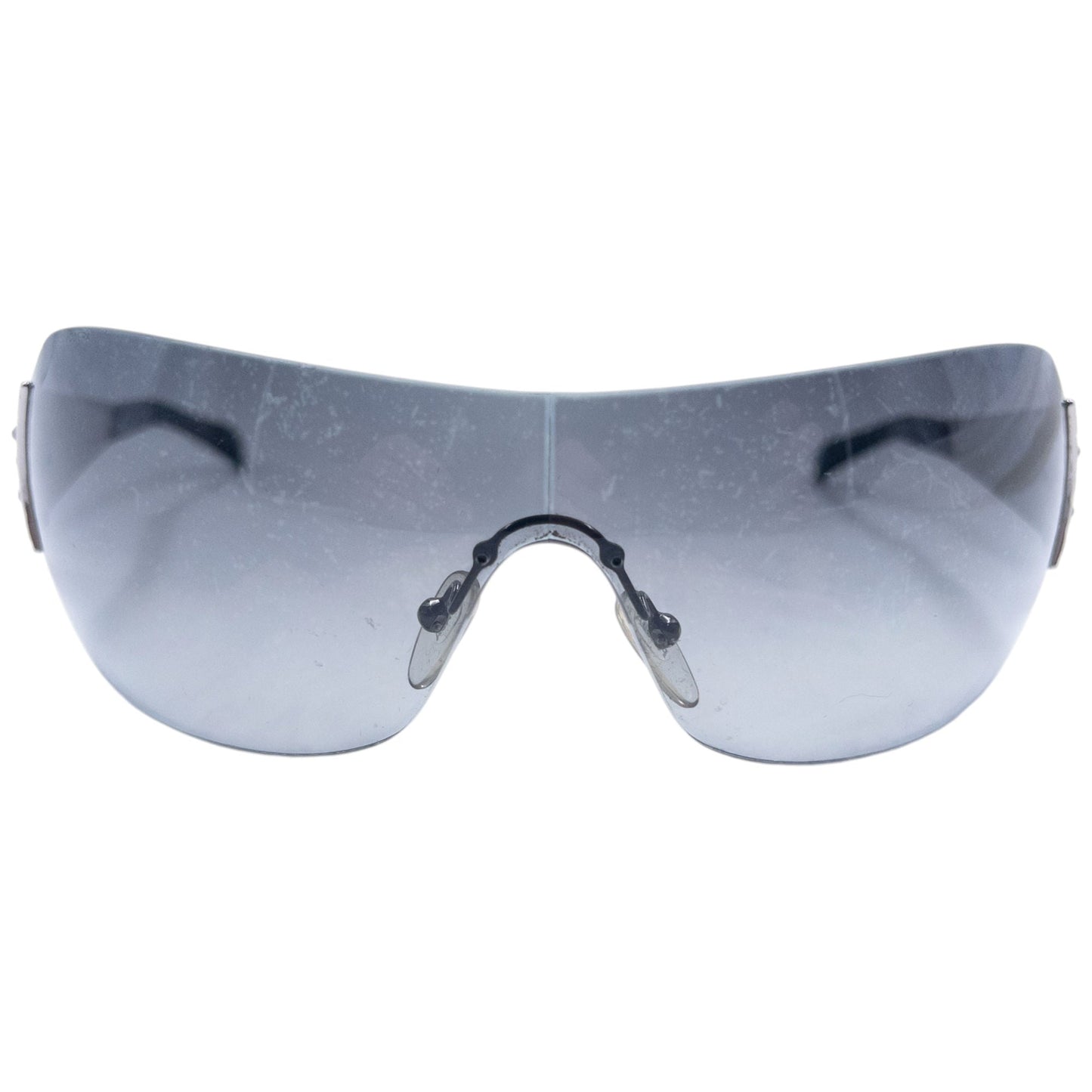 Vintage 2000s Prada Diamonte Sunglasses | O/S, Black
