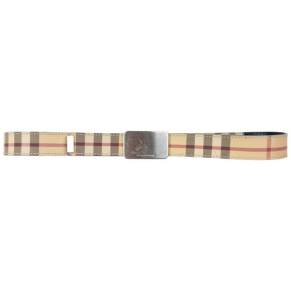 Vintage 2000s Burberry Nova Check Belt Size W26