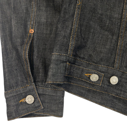 Vintage 2000s Gucci By Tom Ford Button Up Denim Jacket Size M | Medium, Grey