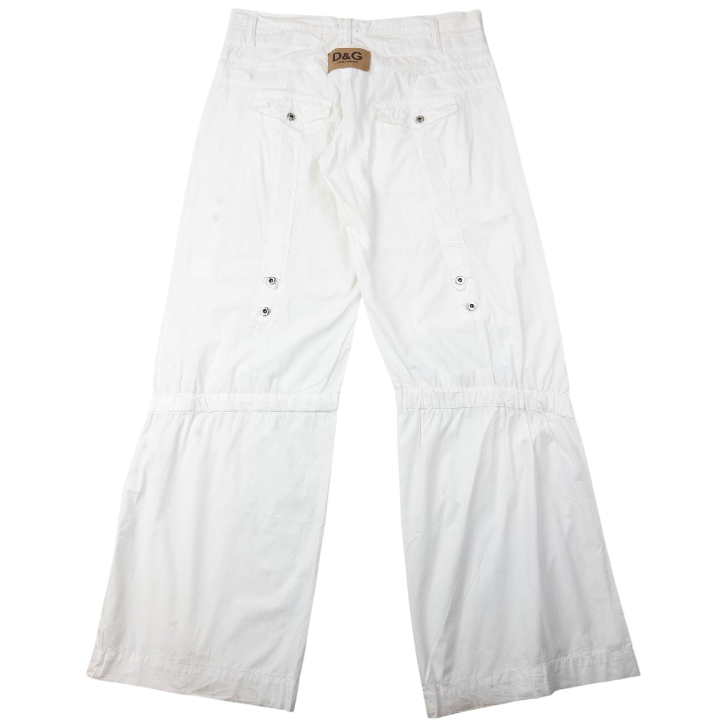 Vintage 2004 Dolce & Gabbana Adjustable Trousers Size W32 | W32, White