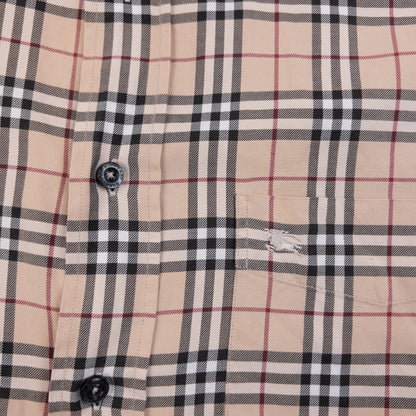 Vintage 2000s Burberry Nova Check Long Sleeve Button Up Shirt Size XL | XL, Multicoloured