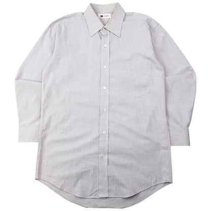 Vintage 90s Issey Miyake Long Sleeve Button Up Shirt Size S | Small, Grey