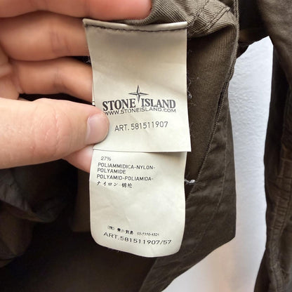 Stone Island Multi-Pocket Military Overshirt – Olive Green (M) | Medium, Multicoloured