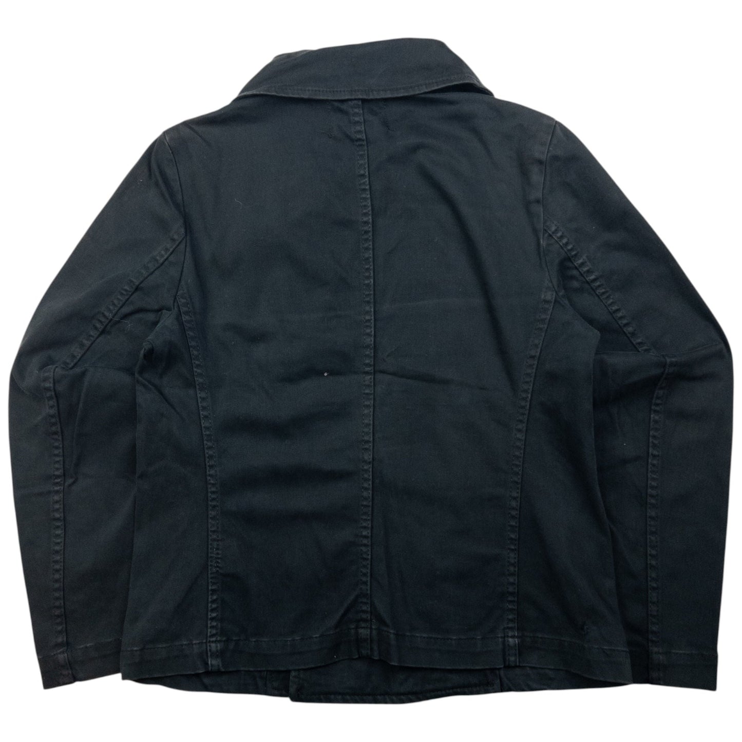 Vintage Cabane De Zucca By Issey Miyake Cropped Peacoat Womens Size S