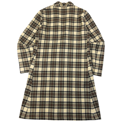 Vintage 90s Yohji Yamamoto Checkered Wool Jacket Size M | Medium, Red