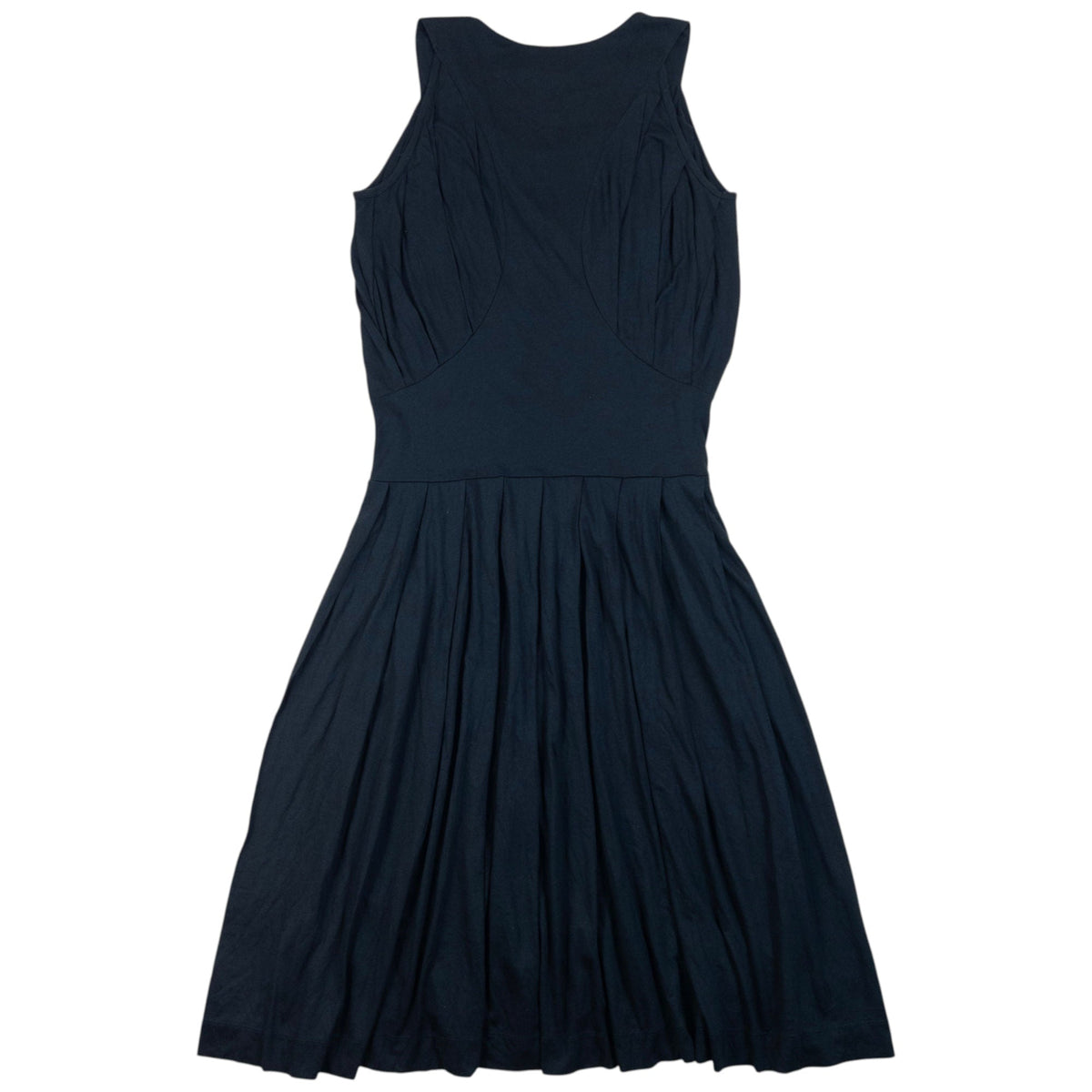 Vintage 2000s Issey Miyake Fete Pleated Dress Womens Size M | Medium, Navy