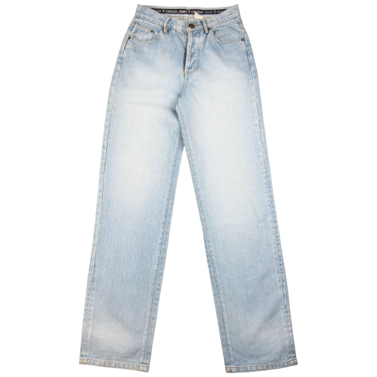 Vintage Gaultier Jean's Embossed Denim Jeans Size W26