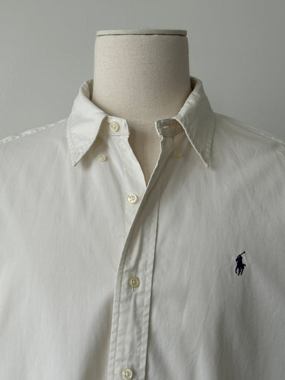 Ralph Lauren 2000s Pure Cotton Logo Shirt - XXL