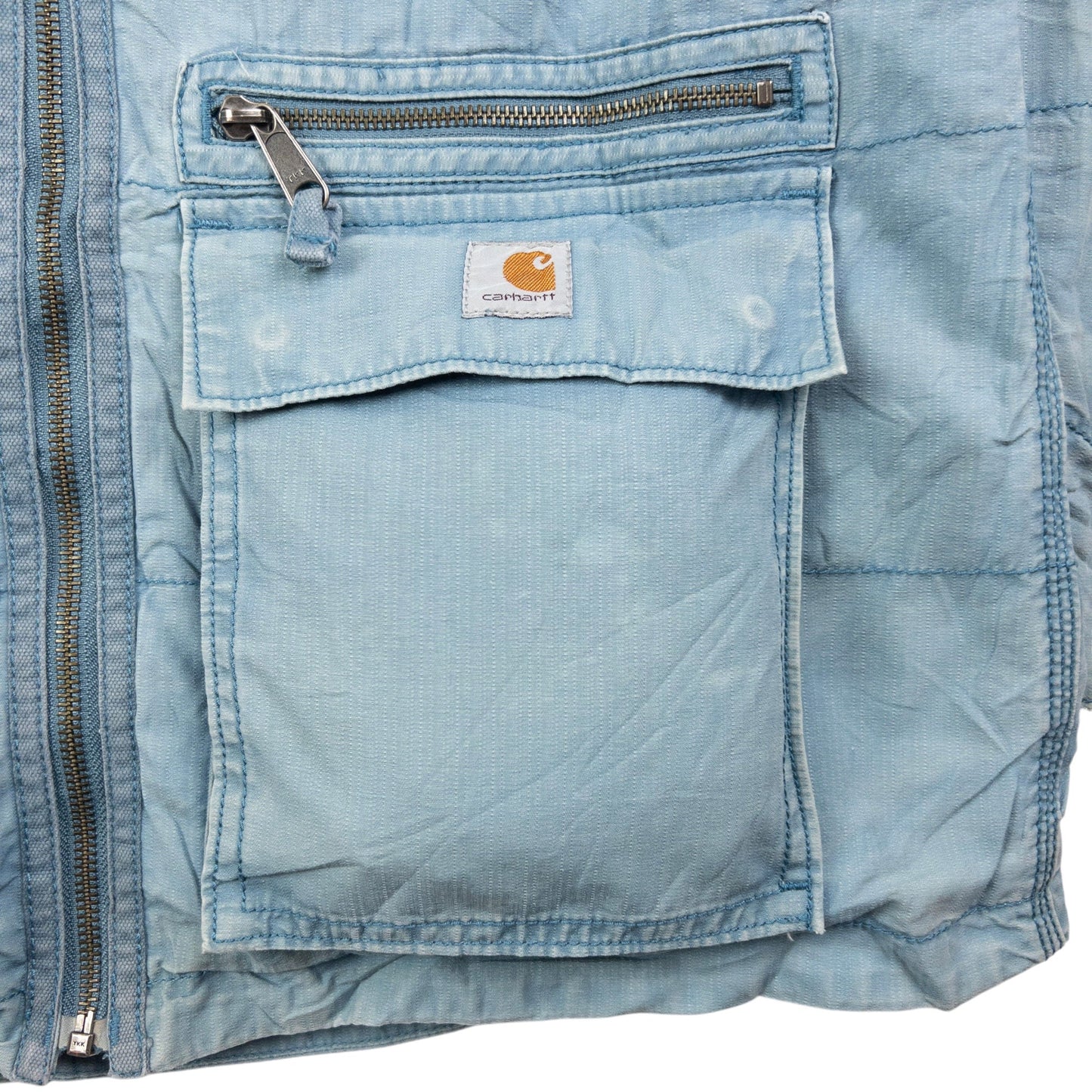 Vintage Carhartt Zip Up Quilted Jacket Womens Size M