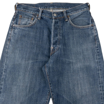 Vintage 2000s Evisu Embroidered Daicock Japanese Denim Jeans Size W30 | W30, Multicoloured