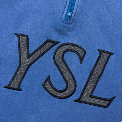 Vintage 2000s YSL Yves Saint Laurent Q Zip Sweatshirt Size S | Small, Multicoloured