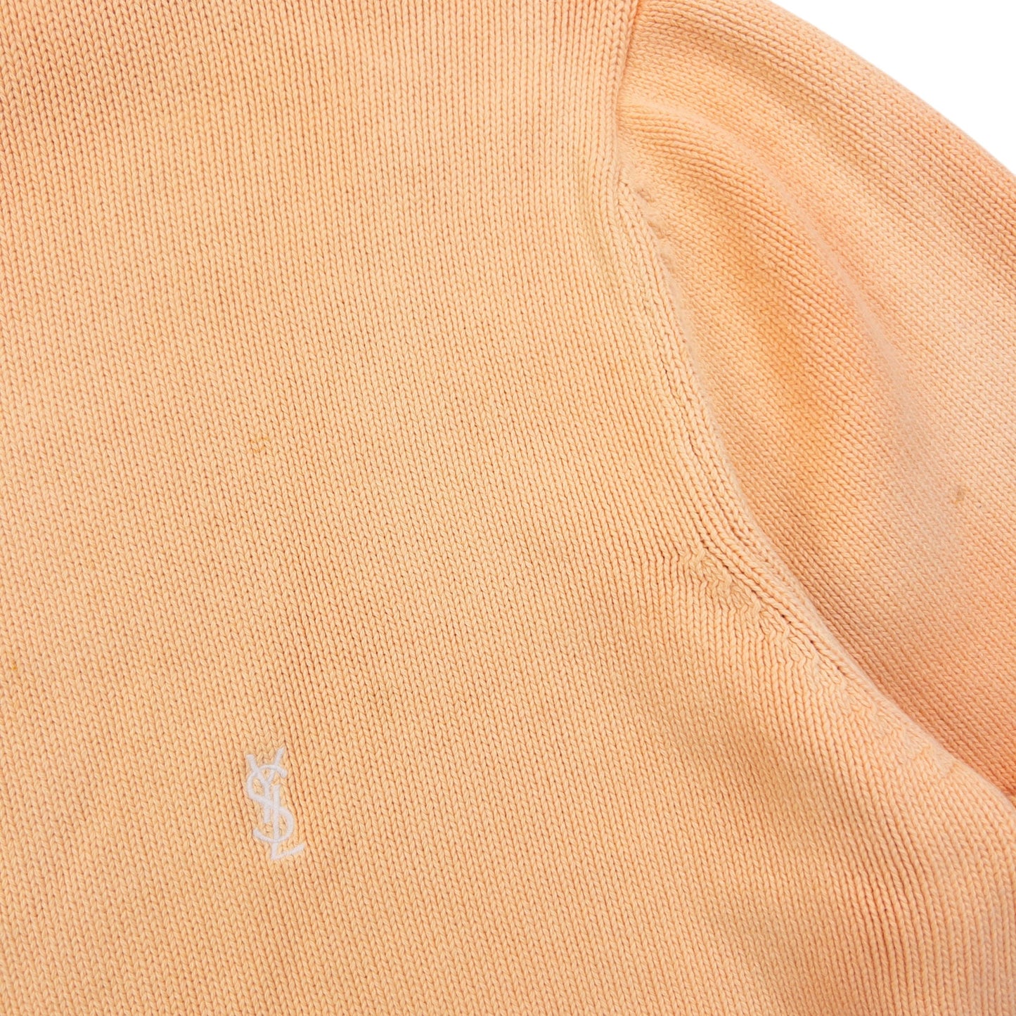 Vintage 2000s YSL Yves Saint Laurent Knit Jumper Size S | Small, Orange