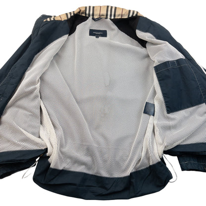 Vintage 2000s Burberry Zip Up Jacket Size L | Large, Navy