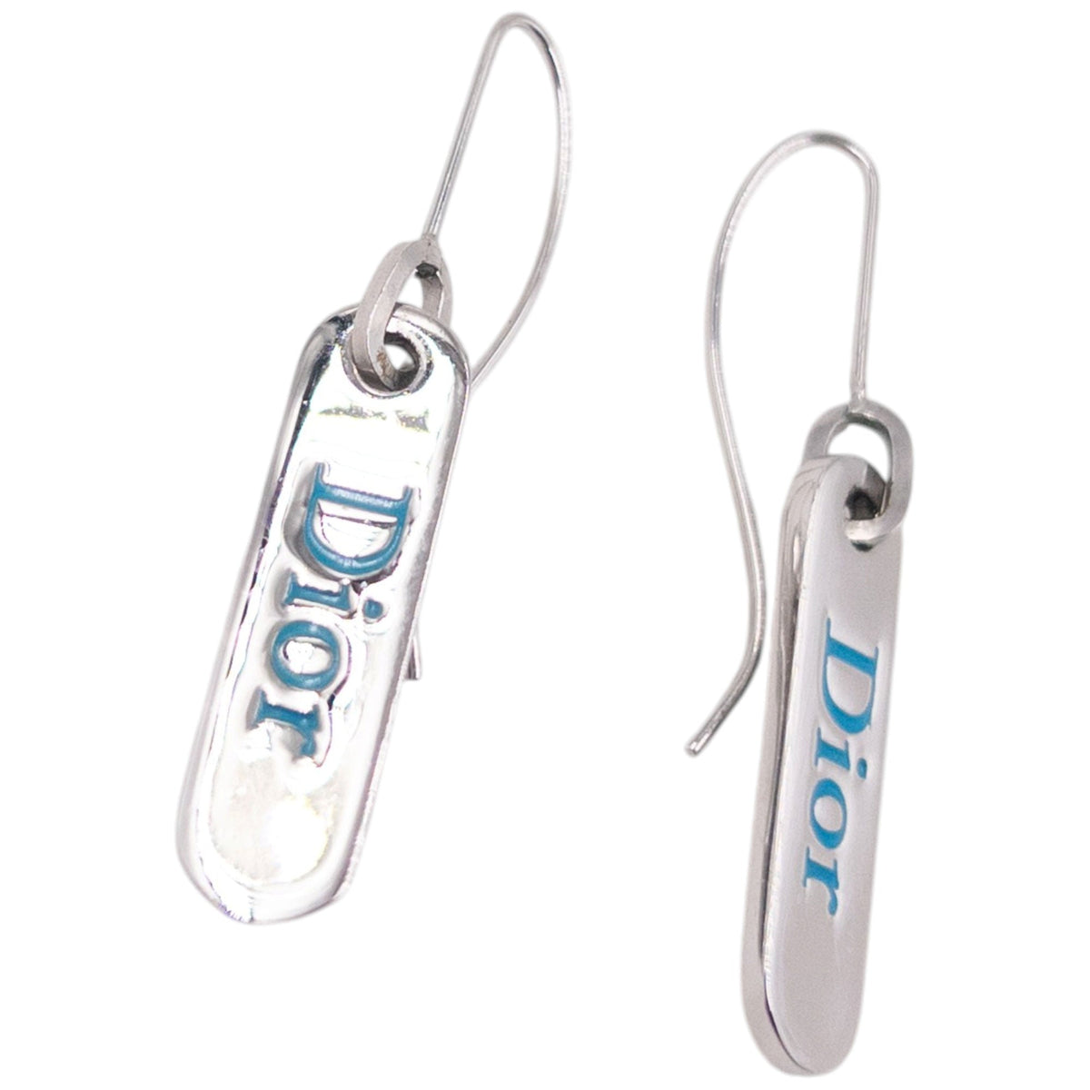 Vintage 2000s Dior By John Galliano Embossed Earrings | O/S, Multicoloured