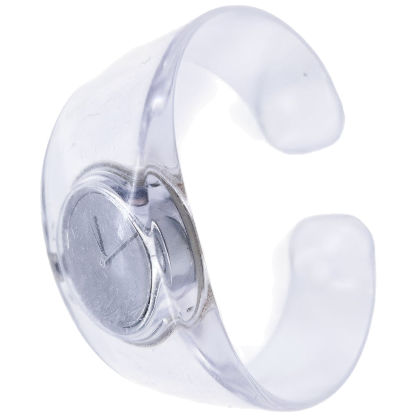 Vintage Issey Miyake X Tokujin Yoshioka Clear Watch Bracelet | O/S, White