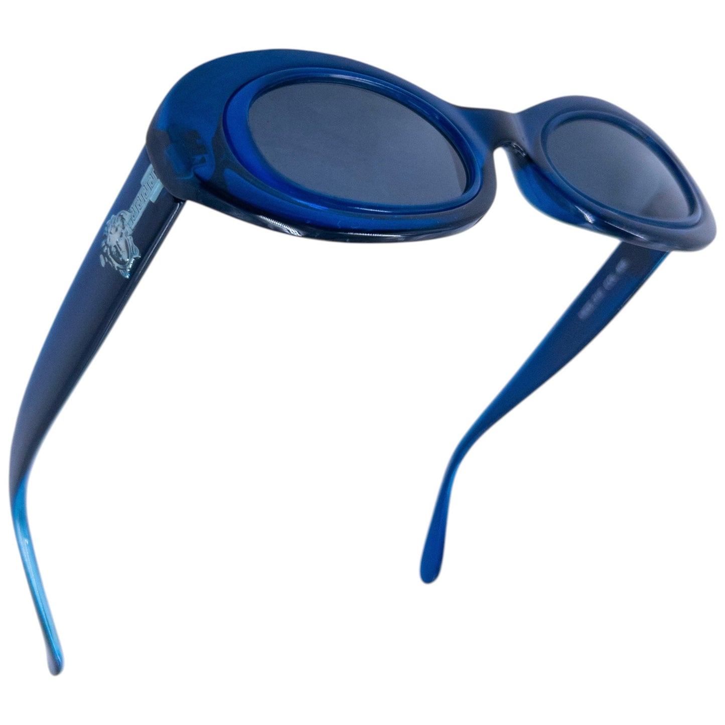 Vintage 90s Gianni Versace Sunglasses | O/S, Blue