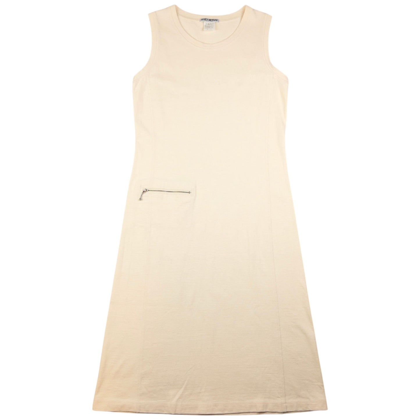 Vintage Issey Miyake White Label Shift Dress Womens Size M