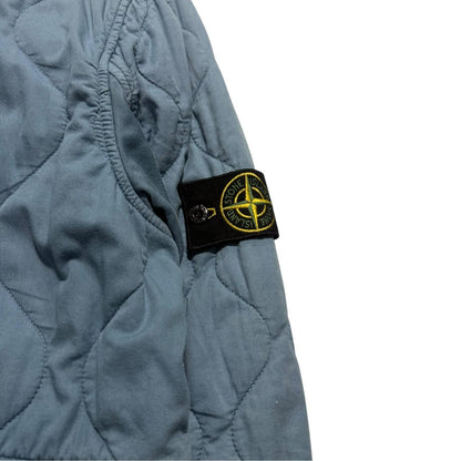 Stone Island Quilted Overshirt | XL, Blue