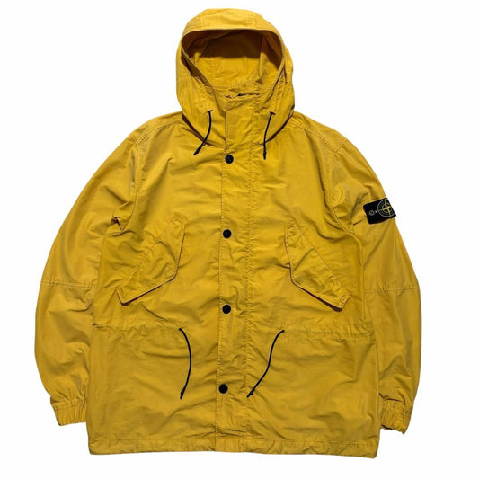 Stone Island Micro Reps Parka Jacket | XL, Yellow