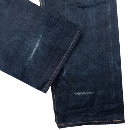 Vintage 2000s Evisu Double Gull Daicock Japanese Denim Jeans Size W35