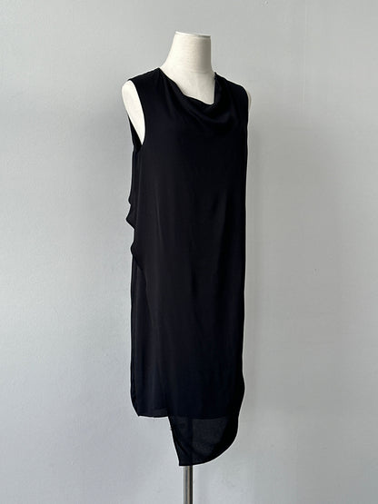 Joseph 2000s Cowl Neck Sleeveless Dress - S