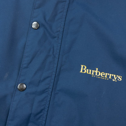 Vintage 90s Burberry Zip Up Jacket Size XL | XL, Blue