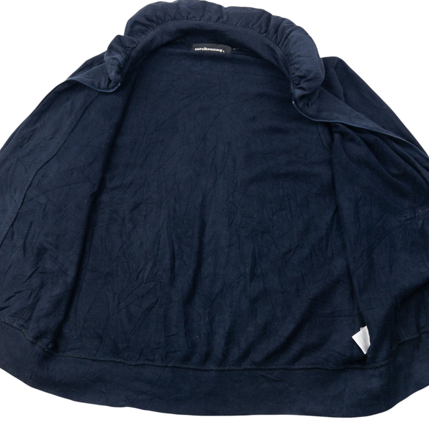 Vintage 2000s Mercibeaucoup By Issey Miyake Zip Up Sweatshirt Size M | Medium, Navy