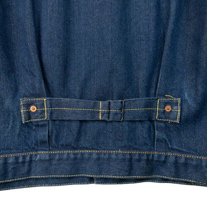 Vintage 2000s Evisu Gull Pocket Japanese Denim Jacket Size S | Small, Navy