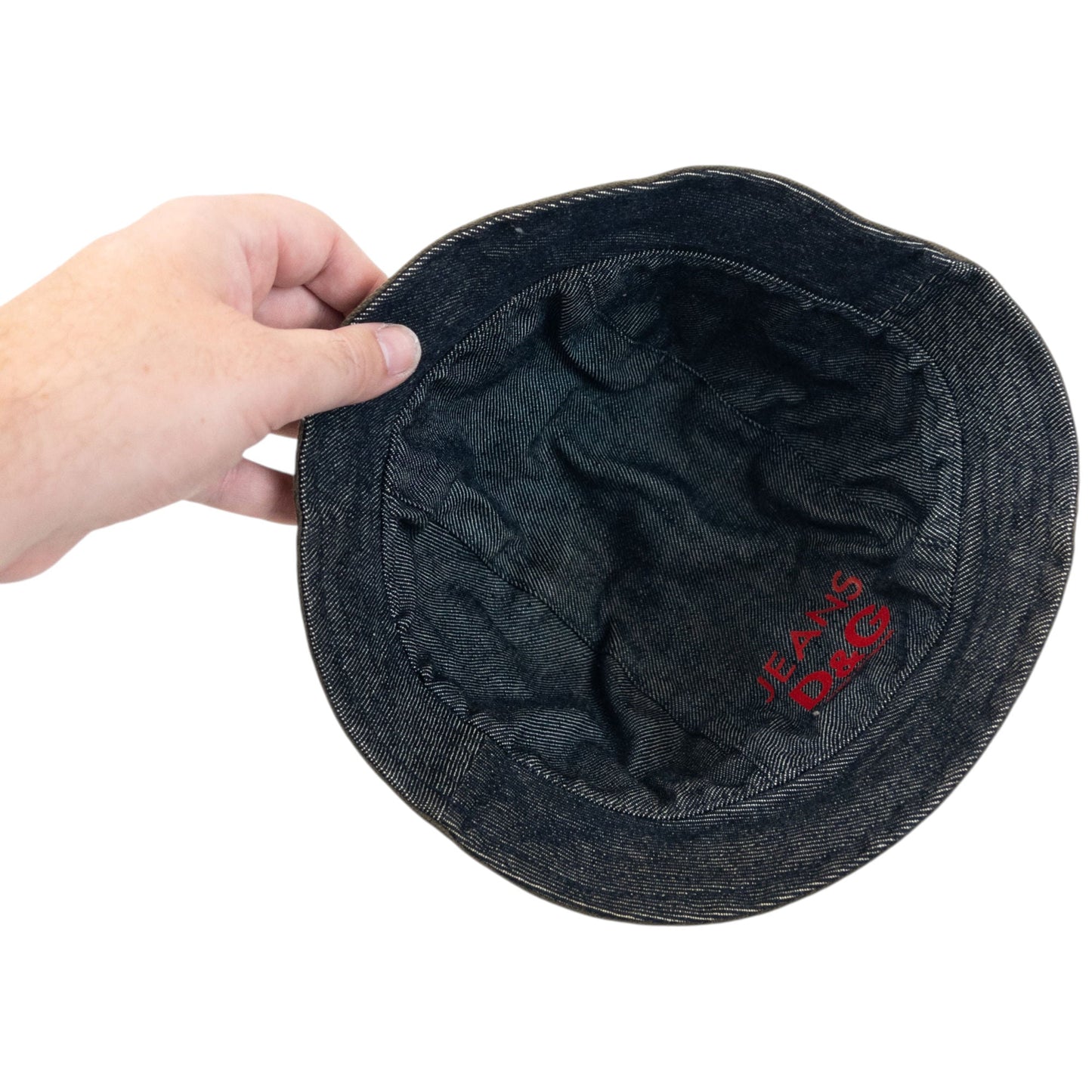 Vintage 2000s Dolce & Gabbana Reversible Denim Bucket Hat | O/S, Khaki