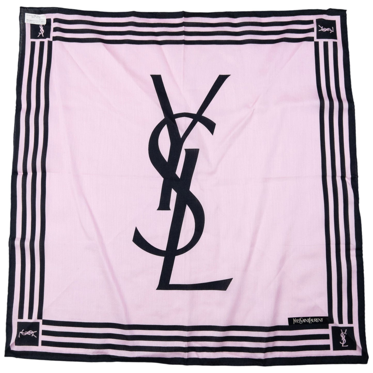 Vintage YSL Yves Saint Laurent Silk Scarf | O/S, Pink